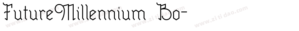 FutureMillennium Bo字体转换